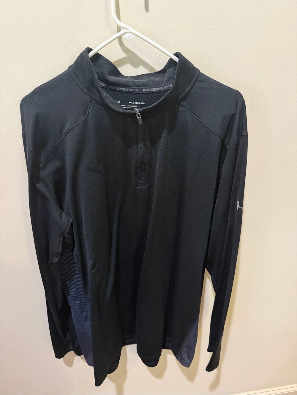 Under Armour Black Long-Sleeve 1/4 Zip Performance Jacket